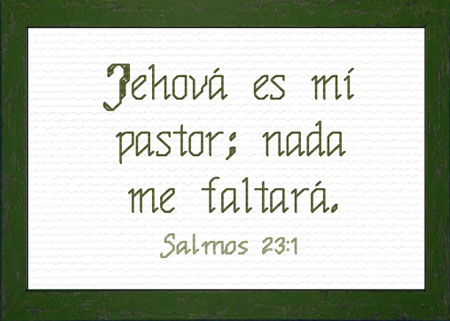 Jehova es mi Pastor - Salmos 23:1